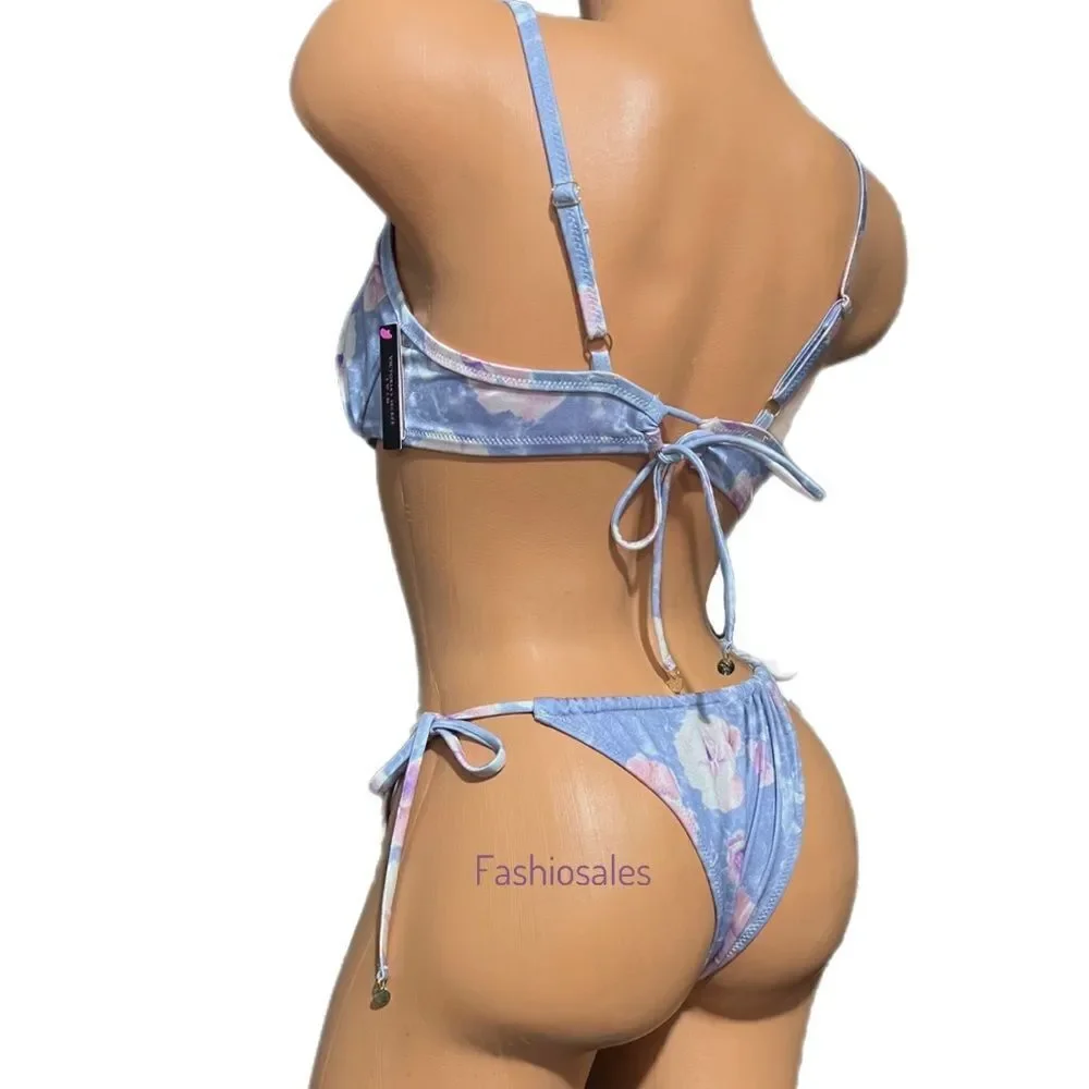 Victorias Secret Set Ruched Wicked Push Up without padding Bikini Top & bottom
